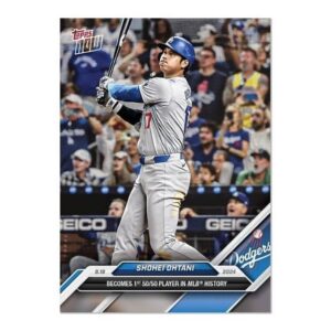 Topps Now Card 722 大谷翔平 50轟 / 50盜 歷史第一人 球員卡 MLB 球員卡