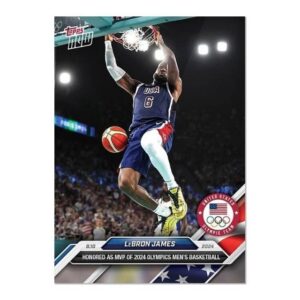 Topps Now Card 30 LBJ James 詹姆斯 MVP 奧運 夢幻隊 球員卡 NBA 球員卡