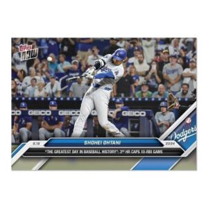 Topps Now Card 723 道奇 大谷翔平 單場3轟 10打點 夢幻夜 球員卡 MLB 球員卡