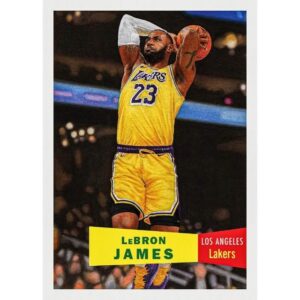 【球衣藏家】Topps Lebron James Lakers 湖人 復古 油畫 Living Set NBA 球員卡