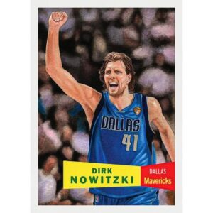 【球衣藏家】Topps Dirk Nowitzki Mavs 獨行俠 復古 油畫 Living Set NBA 球員卡