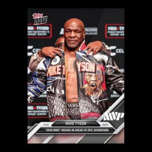 Boxing球員卡 Mike Tyson - 2024 Boxing Topps NOW® Card 1 - PR: 4579