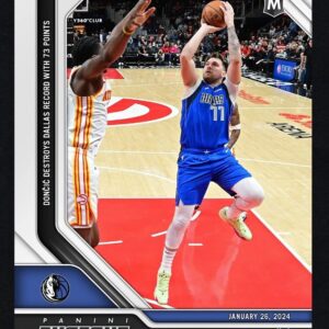 NBA球員卡 Luka Doncic 達拉斯小牛 生涯新高73分 2023-24 Panini Instant NBA Card 291