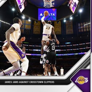 NBA球員卡 Lebron James 洛杉磯湖人白 隔扣 2023-24 Panini Instant NBA Card 233