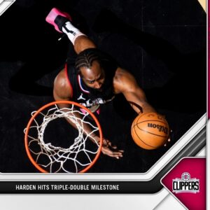 NBA球員卡 James Harden 洛杉磯快艇黑 2023-24 Panini Instant NBA Card 293
