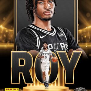 NBA球員卡 Stephon Castle 聖安東尼奧馬刺黑 城堡 新人王 2024-25 Panini Instant NBA Card
