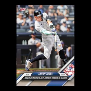 MLB球員卡 Aaron Judge - 2024 MLB TOPPS NOW® Card 594 - LOOK FOR AUTO-RELICS - PR: 20,789