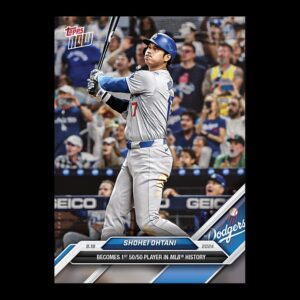 MLB球員卡 Shohei Ohtani 50/50 - 2024 MLB TOPPS NOW® Card 722 - LOOK FOR AUTOS - PR: 653,737