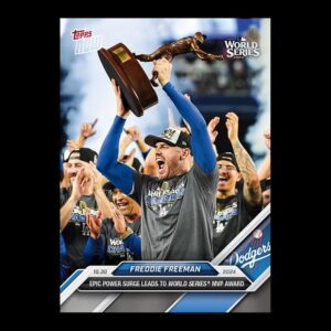 MLB球員卡 Freddie Freeman - 2024 MLB TOPPS NOW® Card 886 - PR: 11,510
